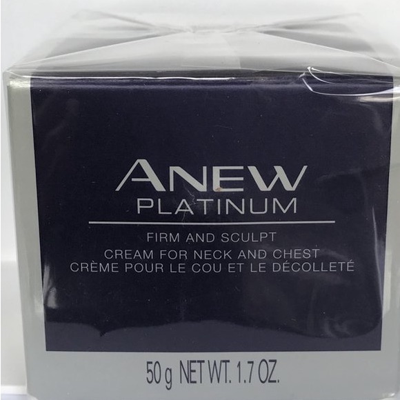 Avon
Anew Platinum Firm and Sculpt Cream for Neck & Chest 1.7 oz sealed - Picture 2 of 2